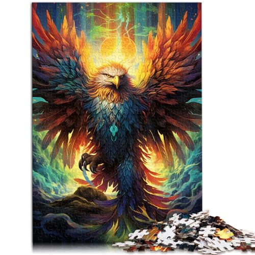 Puzzle für Erwachsene mit 1000 Teilen, farbenfrohes Kondor-Krieger-Rätselspiel, ganze Familie, 50 x 75 cm von SYUNFEI