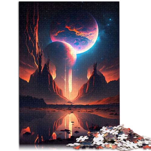 Puzzle für Erwachsene, 1000 Teile, Fantasy-Weltraum-Traumlandschaft, Denkspiel, Wichtelgeschenke, 26x38cm, für Teenager ab 14 Jahren Puzzle für Erwachsene, 1000 Teile, Fantasy-Weltraum-Traumlandschaft, Denkspiel, Wichtelgeschenke, 26x38cm, für Teenager ab 14 Jahren von SYUNFEI