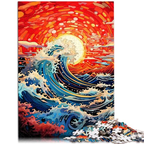 Puzzle für Erwachsene mit 1000 Teilen, japanische Welle von Kanagawa, Denkspiel, Lernspiel für Geburtstag, Weihnachten, 26x38cm Puzzle für Erwachsene mit 1000 Teilen, japanische Welle von Kanagawa, Denkspiel, Lernspiel für Geburtstag, Weihnachten, 26x38cm von SYUNFEI
