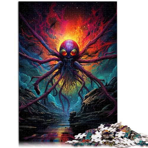 Puzzle für Erwachsene, 1000 Teile, Star Spider, Denkspiel mit vollständig ineinander greifenden, zufällig geformten Teilen, 14,96 Zoll x 20,47 Zoll von SYUNFEI