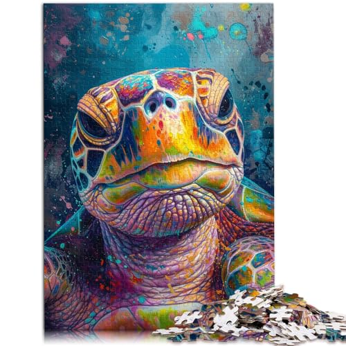 Puzzle für Erwachsene, Puzzle Planet Turtle, 1000 Teile, 50 x 75 cm, Holzbrettpuzzle, für Jugendliche und Kinder, Lernspiel, Herausforderungsspielzeug Puzzle für Erwachsene, Puzzle Planet Turtle, 1000 Teile, 50 x 75 cm, Holzbrettpuzzle, für Jugendliche und Kinder, Lernspiel, Herausforderungsspielzeug von SYUNFEI