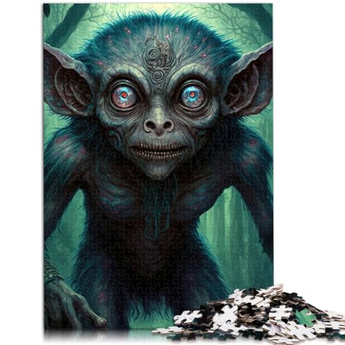 Puzzle für Erwachsene, Puzzle das Biest, 2000-teiliges Puzzlespiel, 27.56 x39.37 po, Graukartenpuzzle für Erwachsene und Kinder ab 14 Jahren, Lernspiele von SYUNFEI