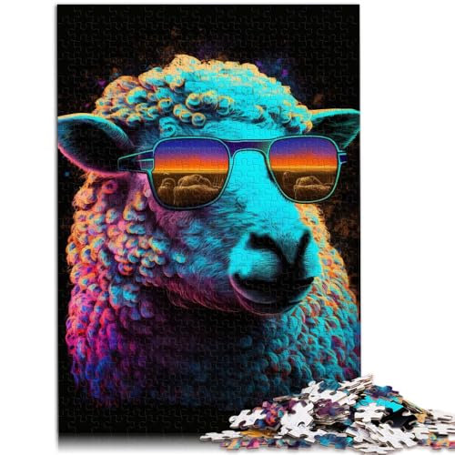 Puzzle für Erwachsene, 1000 Teile, Sheepwave, schwieriges Puzzle, Herausforderung für die Gehirnintelligenz, süchtig machendes Spielzeug, 50 x 75 cm, für Teenager ab 14 Jahren von SYUNFEI