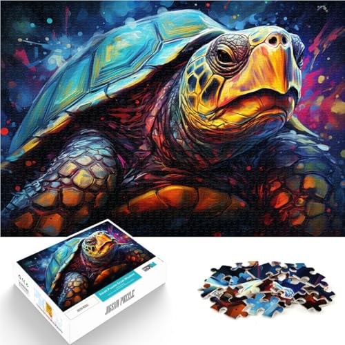 Puzzle für Erwachsene, 1000 Teile, Schildkröte, Tier, Lernspielzeug, Familienspiele, Wichtelgeschenke,50x75cm, für Teenager ab 14 Jahren Puzzle für Erwachsene, 1000 Teile, Schildkröte, Tier, Lernspielzeug, Familienspiele, Wichtelgeschenke,50x75cm, für Teenager ab 14 Jahren von SYUNFEI