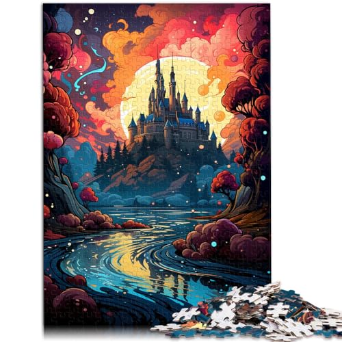 Puzzle für Erwachsene, 1000 Teile, Schloss Chambord, anspruchsvolles Spiel, Lernspiel für Geburtstag, Weihnachten, 26x38cm, für 14-Jährige von SYUNFEI