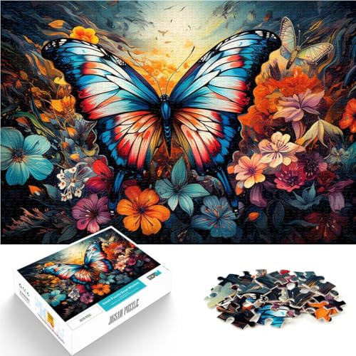 Puzzle für Erwachsene, 1000 Teile, Schmetterling, Denksport-Puzzle, Wanddekoration, einzigartige Geburtstags, 14,96 x 20,47 Zoll Puzzle für Erwachsene, 1000 Teile, Schmetterling, Denksport-Puzzle, Wanddekoration, einzigartige Geburtstags, 14,96 x 20,47 Zoll von SYUNFEI