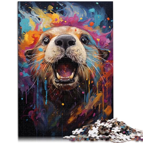 1000-teiliges Puzzle für Erwachsene, Seeotter, Lernspielzeug, anspruchsvoll, Aber unterhaltsam und humorvoll,50x75cm, für Teenager ab 14 Jahren von SYUNFEI