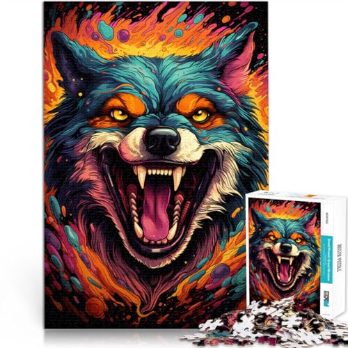 Puzzle für Erwachsene, 1000 Teile, Shiba Inu-Tiermuster, zum Zusammenbauen, Wanddekoration, einzigartige Geburtstags, 14,96 x 20,47 Zoll von SYUNFEI