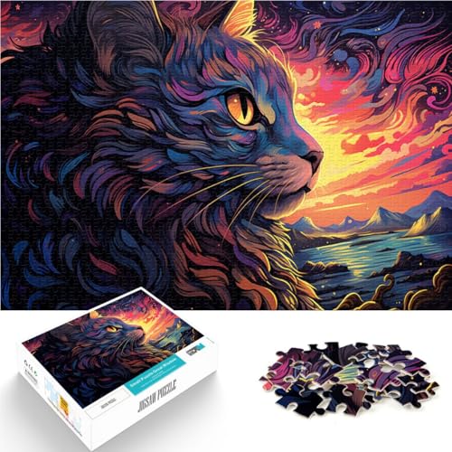 Puzzle für Erwachsene, 2000 Teile, Siamkatze, Spielzeug, Denkspiel, Wanddekoration, einzigartiges Geburtstags, 27,56 x 39,37 Zoll von SYUNFEI