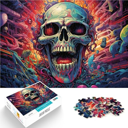 Puzzle für Erwachsene, 1000 Teile, Skelettwelt-Spielzeug, Lernspiele, Stressabbau, Weihnachts- und Geburtstagsgeschenke,50x75cm, für 14-Jährige von SYUNFEI