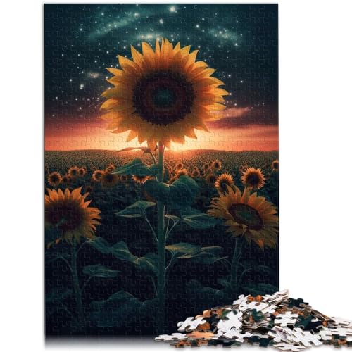 Puzzle für Erwachsene, 1000 Teile, Sonnenblume, Erde, Weltraum, anspruchsvolles Spiel, Puzzle, tolles Geschenk für Spiele,38x52cm, Puzzle für Erwachsene, 1000 Teile, Sonnenblume, Erde, Weltraum, anspruchsvolles Spiel, Puzzle, tolles Geschenk für Spiele,38x52cm, von SYUNFEI