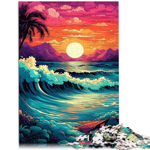 Puzzle mit 1000 Teilen Erwachsene, Sonnenuntergang, Fantasiestrand, anspruchsvolles Spiel, einzigartige Geburtstags, 50 x 75 cm, Teenager ab 14 Jahren Puzzle mit 1000 Teilen Erwachsene, Sonnenuntergang, Fantasiestrand, anspruchsvolles Spiel, einzigartige Geburtstags, 50 x 75 cm, Teenager ab 14 Jahren von SYUNFEI
