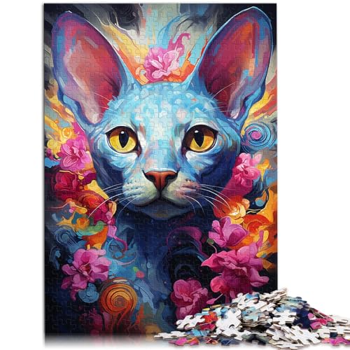 Puzzle für Erwachsene, 1000 Teile, Sphinx, Psychedelisches Puzzle für Lernspiele, Herausforderungsspielzeug, 19,7 x 29,5 Zoll, Puzzle für Erwachsene, 1000 Teile, Sphinx, Psychedelisches Puzzle für Lernspiele, Herausforderungsspielzeug, 19,7 x 29,5 Zoll, von SYUNFEI