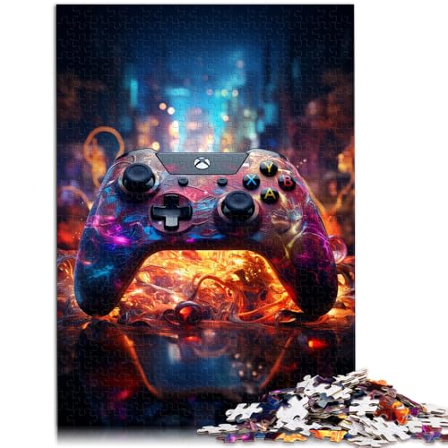 Puzzle 2000 Teile für Erwachsene, Bunter Spielecontroller, Lernspiel, Herausforderungsspielzeug, Tolles Geschenk für Spiele, 27,56 x 39,37 Zoll, von SYUNFEI
