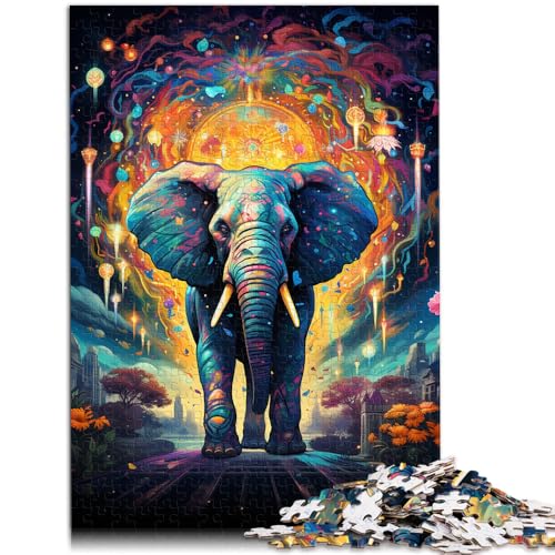 Puzzle für Erwachsene, 1000 Teile, Sternenelefanten, Lernspielzeug, Familienspiele, stärkt die Liebe zwischen Paaren, 50 x 75 cm von SYUNFEI