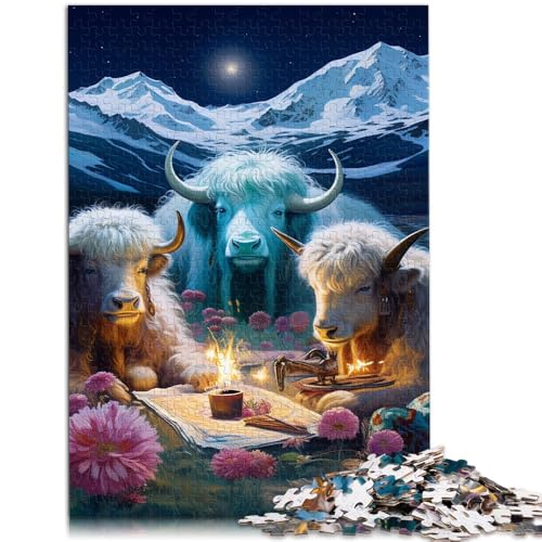 Puzzle für Erwachsene, 2000 Teile, Sternenhimmel, Yak, Denkspiel, anspruchsvoll, Aber unterhaltsam und humorvoll, 27,56 x 39,37 Zoll Puzzle für Erwachsene, 2000 Teile, Sternenhimmel, Yak, Denkspiel, anspruchsvoll, Aber unterhaltsam und humorvoll, 27,56 x 39,37 Zoll von SYUNFEI