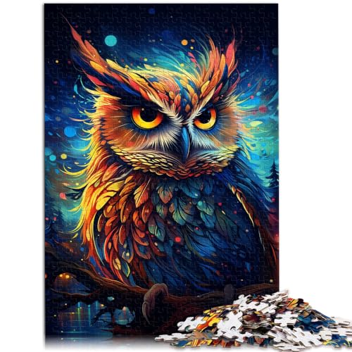 Puzzle 2000 Teile für Erwachsene, Sternenhimmel-Eule, lustige Spiele, ganze Familie, 60 x 100 cm, für Teenager ab 14 Jahren von SYUNFEI