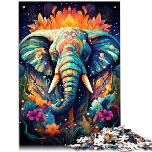 1000-teiliges Puzzle für Erwachsene, Sterntier, Elefant, Spielzeug, Denkspiel, Lernspiel für Geburtstag, Weihnachten, 26x38cm von SYUNFEI