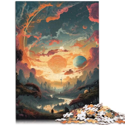 2000-teiliges Puzzle für Erwachsene mit Psychedelischer Szene, Lernspiele mit passendem Poster und Quizblatt, 70 x 100 cm, für Teenager ab 14 Jahren 2000-teiliges Puzzle für Erwachsene mit Psychedelischer Szene, Lernspiele mit passendem Poster und Quizblatt, 70 x 100 cm, für Teenager ab 14 Jahren von SYUNFEI