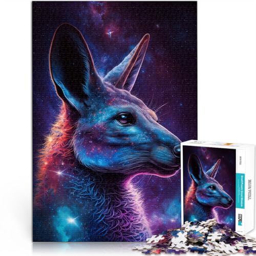 Puzzle 2000 Teile für Erwachsene, Tier-Känguru-Spielzeug zum Stressabbau, Herausforderung der Gehirnintelligenz, süchtig machendes Spielzeug, 27,56 x 39,37 Zoll, für 14-Jährige von SYUNFEI