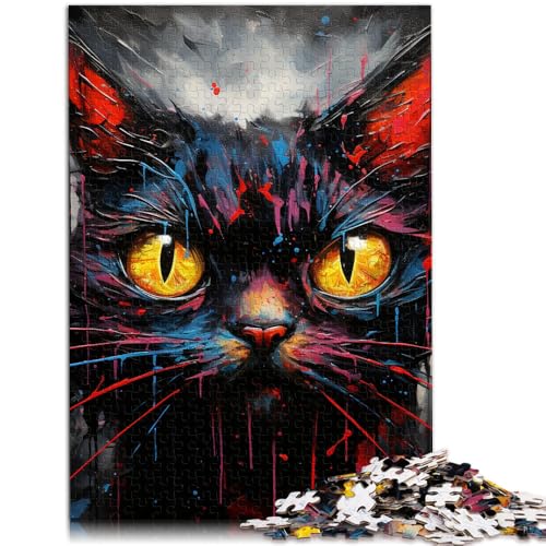 Puzzle für Erwachsene, 1000 Teile, Tier- und Katzen-Puzzle, Denkspiel, Wanddekoration, einzigartige Geburtstags, 38x52cm Puzzle für Erwachsene, 1000 Teile, Tier- und Katzen-Puzzle, Denkspiel, Wanddekoration, einzigartige Geburtstags, 38x52cm von SYUNFEI