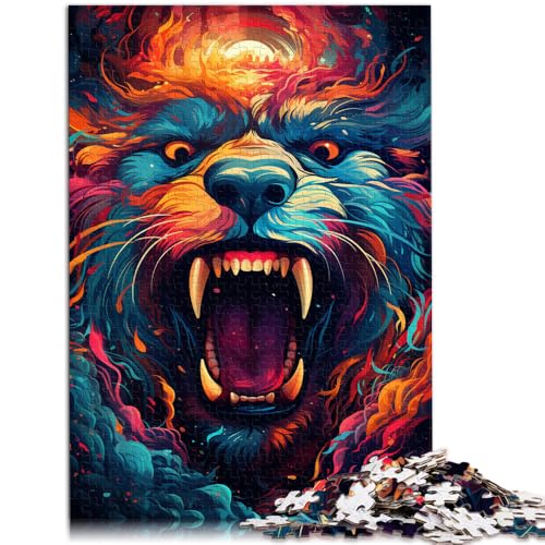 1000-teiliges Puzzle für Erwachsene, Tiere malen, Lernspiele, Heimdekoration, Puzzle, Kunstwerk, Geschenk, 26x38cm, für Teenager ab 14 Jahren 1000-teiliges Puzzle für Erwachsene, Tiere malen, Lernspiele, Heimdekoration, Puzzle, Kunstwerk, Geschenk, 26x38cm, für Teenager ab 14 Jahren von SYUNFEI