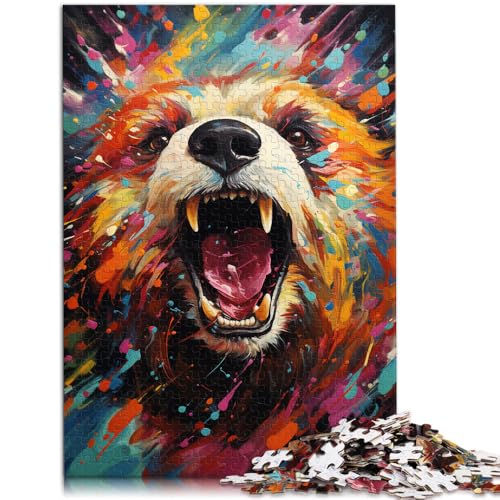 1000-teiliges Puzzle für Erwachsene, Tierpanda, Spielzeug, Lernspiele, Stressabbau, 26x38cm, für Teenager ab 14 Jahren von SYUNFEI