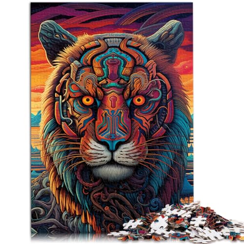 Puzzle für Erwachsene, 2000 Teile, Tiertiger, anspruchsvolles Spiel, Puzzle, Wichtelgeschenke, 70 x 100 cm, für Teenager ab 14 Jahren von SYUNFEI