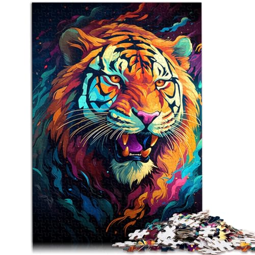 Puzzle 1000 Teile für Erwachsene, Tiger, Lernpuzzle, anspruchsvoll, Aber lustig und humorvoll, 19,7 x 29,5 Zoll, geeignet für Kinder und Jugendliche ab 14 Jahren von SYUNFEI