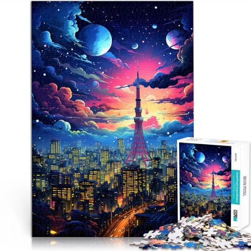 1000-teiliges Puzzle für Erwachsene, Tokio, Japan, Spielzeug, Denkspiel, ganze Familie, 50 x 75 cm, für 14-Jährige 1000-teiliges Puzzle für Erwachsene, Tokio, Japan, Spielzeug, Denkspiel, ganze Familie, 50 x 75 cm, für 14-Jährige von SYUNFEI