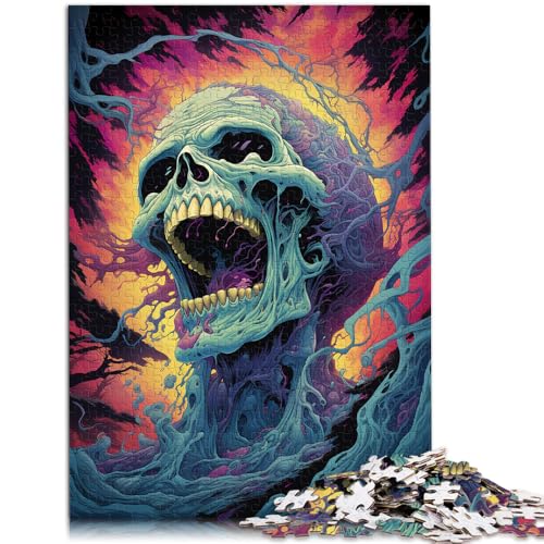 Puzzle für Erwachsene, 1000 Teile, Totenkopf, anspruchsvolles Spiel, Puzzle, Lernspiel für Geburtstag, Weihnachten,38x52cm, für 14-Jährige Puzzle für Erwachsene, 1000 Teile, Totenkopf, anspruchsvolles Spiel, Puzzle, Lernspiel für Geburtstag, Weihnachten,38x52cm, für 14-Jährige von SYUNFEI