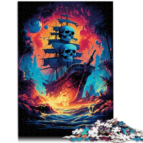 Puzzle 2000 Teile für Erwachsene Totenkopf Piratenschiff Denkspiel Wanddekoration Einzigartige Geburtstags 27,56 x 39,37 Zoll Puzzle 2000 Teile für Erwachsene Totenkopf Piratenschiff Denkspiel Wanddekoration Einzigartige Geburtstags 27,56 x 39,37 Zoll von SYUNFEI