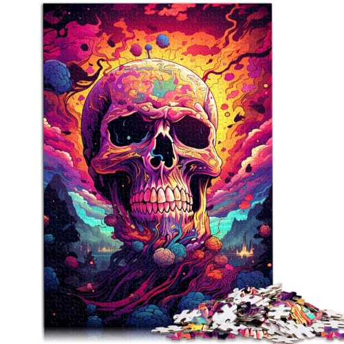 1000-teiliges Puzzle für Erwachsene, Totenkopf-Denkspiel, ganze Familie,38x52cm, für Teenager ab 14 Jahren von SYUNFEI