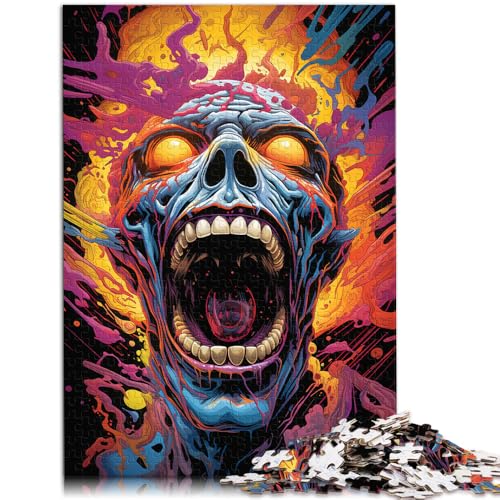 Puzzle mit 1000 Teilen für Erwachsene, Totenkopfmonster, Denkspiel, anspruchsvoll, Aber unterhaltsam und humorvoll,38x52cm, für Teenager ab 14 Jahren von SYUNFEI