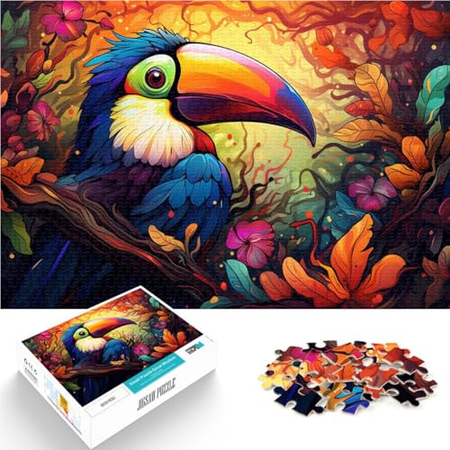 Puzzle für Erwachsene, 2000 Teile, Tukanwald, Denkspiel, Wanddekoration, einzigartige Geburtstags, 27,56 x 39,37 Zoll Puzzle für Erwachsene, 2000 Teile, Tukanwald, Denkspiel, Wanddekoration, einzigartige Geburtstags, 27,56 x 39,37 Zoll von SYUNFEI
