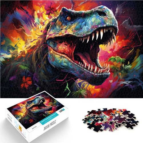 Puzzle für Erwachsene, Tyrannosaurus Rex, Denkspiel, Weihnachtswunschliste mit Weihnachtsmann, 2000 Teile, 70 x 100 cm, für Teenager ab 14 Jahren Puzzle für Erwachsene, Tyrannosaurus Rex, Denkspiel, Weihnachtswunschliste mit Weihnachtsmann, 2000 Teile, 70 x 100 cm, für Teenager ab 14 Jahren von SYUNFEI