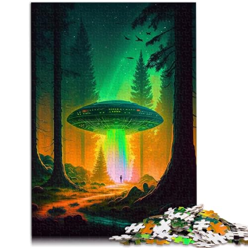 Puzzle für Erwachsene, 2000 Teile, UFO-Art, anspruchsvolles Spiel, Puzzle zum Stressabbau, schwierige Herausforderung, 70 x 100 cm, für 14-Jährige von SYUNFEI