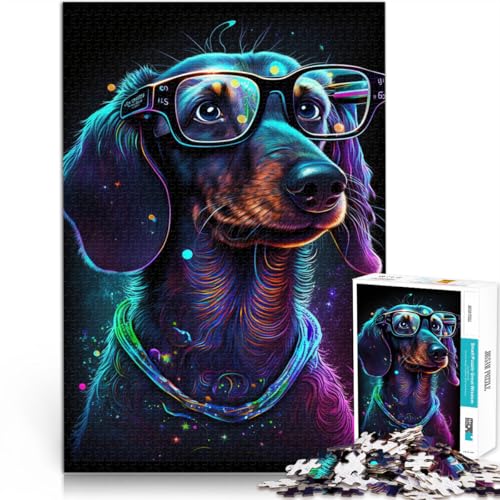 Puzzle für Erwachsene, 2000 Teile, Cosmic Chihuahua-Brille, anspruchsvolles Spiel, Puzzles zum Zeitvertreib zu Hause, 70 x 100 cm, für 14-Jährige Puzzle für Erwachsene, 2000 Teile, Cosmic Chihuahua-Brille, anspruchsvolles Spiel, Puzzles zum Zeitvertreib zu Hause, 70 x 100 cm, für 14-Jährige von SYUNFEI