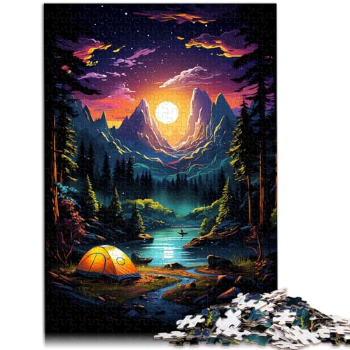 Puzzle 1000 Teile für Erwachsene Waldcamping Denkspiel ganze Familie 10,27 Zoll x 14,96 Zoll für 14-Jährige Puzzle 1000 Teile für Erwachsene Waldcamping Denkspiel ganze Familie 10,27 Zoll x 14,96 Zoll für 14-Jährige von SYUNFEI