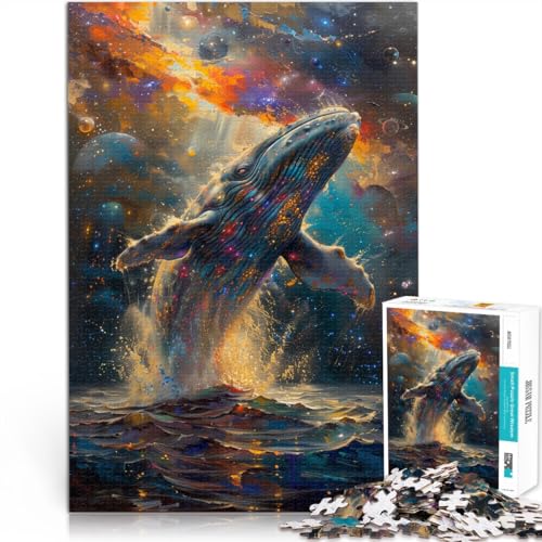 2000-teiliges Puzzle für Erwachsene, Walsprung-Puzzle, praktisches Spiel, Lernspiel für Geburtstag, Weihnachten, 27,56 x 39,37 Zoll von SYUNFEI