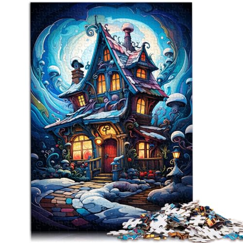 Puzzle für Erwachsene, 1000 Teile, Weihnachtshaus, Familienaktivitätspuzzle, 26x38cm, Geeignet für Teenager ab 14 Jahren Puzzle für Erwachsene, 1000 Teile, Weihnachtshaus, Familienaktivitätspuzzle, 26x38cm, Geeignet für Teenager ab 14 Jahren von SYUNFEI