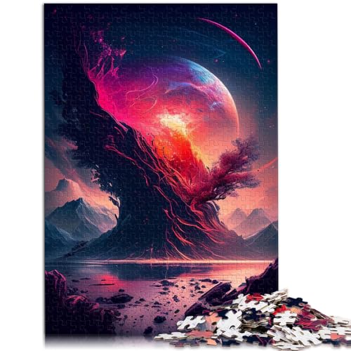 Puzzle für Erwachsene, 2000 Teile, Weltraum, Fantasielandschaft, Spielzeug, Lernspiele, Stressabbau, geeignet für Paare, 70 x 100 cm, für 14-Jährige von SYUNFEI