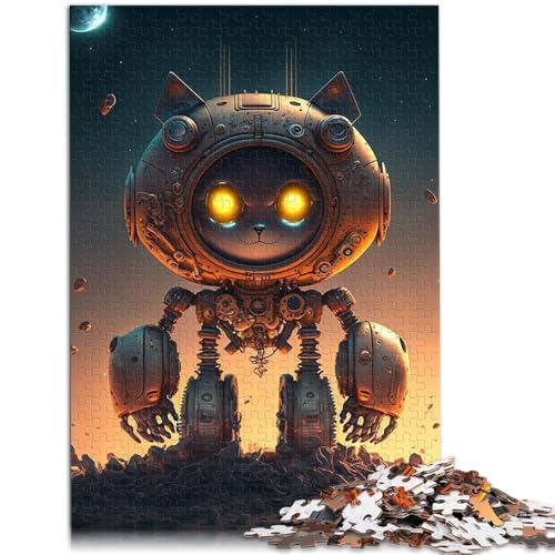 Puzzle für Erwachsene, 2000 Teile, Weltraum-Katzenspielzeug, Denkspiel mit passendem Poster und Quizblatt, 27,56 x 39,37 Zoll von SYUNFEI
