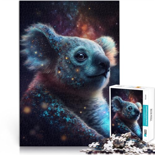 Puzzle für Erwachsene, 1000 Teile, Weltraumtier-Koala, Lernspiel, Herausforderungsspielzeug, Verbesserung des Gedächtnisses, 50 x 75 cm, für 14-Jährige Puzzle für Erwachsene, 1000 Teile, Weltraumtier-Koala, Lernspiel, Herausforderungsspielzeug, Verbesserung des Gedächtnisses, 50 x 75 cm, für 14-Jährige von SYUNFEI