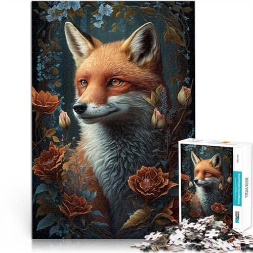 Puzzle 2000 Teile für Erwachsene, niedlicher Kunstfuchs, Lernspiel, Herausforderungsspielzeug, einzigartige Geburtstags, 70 x 100 cm, von SYUNFEI