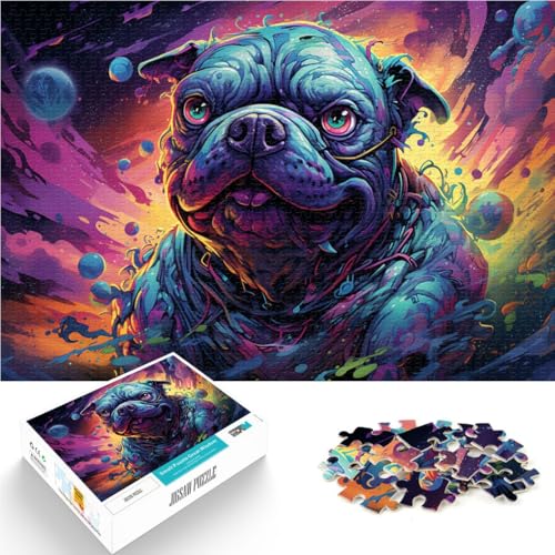 Puzzle 2000 Teile für Erwachsene, farbenfroher, Wilder Bulldoggen-Denkspiel, Stressabbau, Urlaub zu Hause, Zeit totschlagen, 70 x 100 cm Puzzle 2000 Teile für Erwachsene, farbenfroher, Wilder Bulldoggen-Denkspiel, Stressabbau, Urlaub zu Hause, Zeit totschlagen, 70 x 100 cm von SYUNFEI