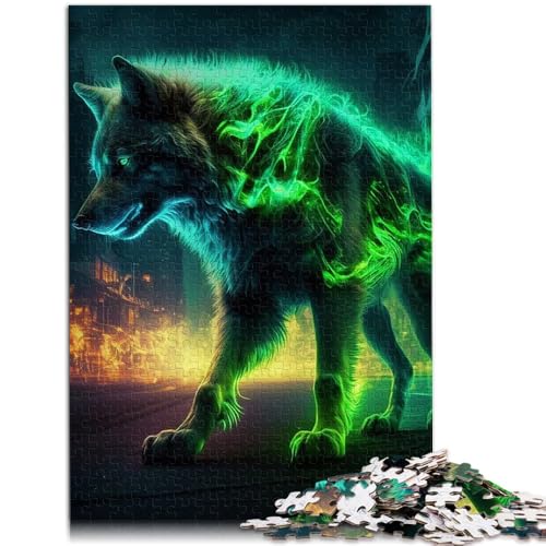 Puzzle für Erwachsene, 1000 Teile, Wolf-Denkspiel, anspruchsvoll, Aber lustig und humorvoll, 50 x 75 cm, für Jugendliche ab 14 Jahren Puzzle für Erwachsene, 1000 Teile, Wolf-Denkspiel, anspruchsvoll, Aber lustig und humorvoll, 50 x 75 cm, für Jugendliche ab 14 Jahren von SYUNFEI