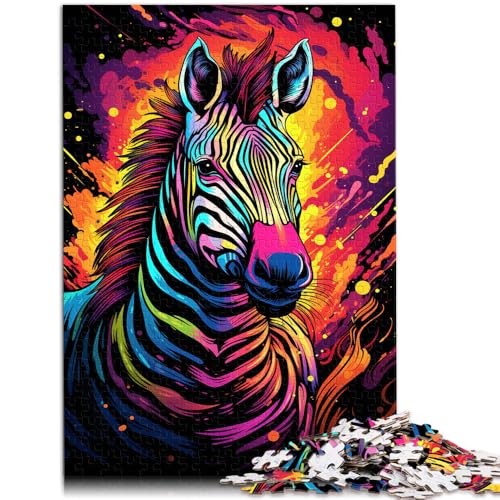 Puzzle für Erwachsene, 1000 Teile, Malen, Zebra, Spielzeug, Lernspiele, Stressabbau, lustige Puzzles,38x52cm, für 14-Jährige Puzzle für Erwachsene, 1000 Teile, Malen, Zebra, Spielzeug, Lernspiele, Stressabbau, lustige Puzzles,38x52cm, für 14-Jährige von SYUNFEI