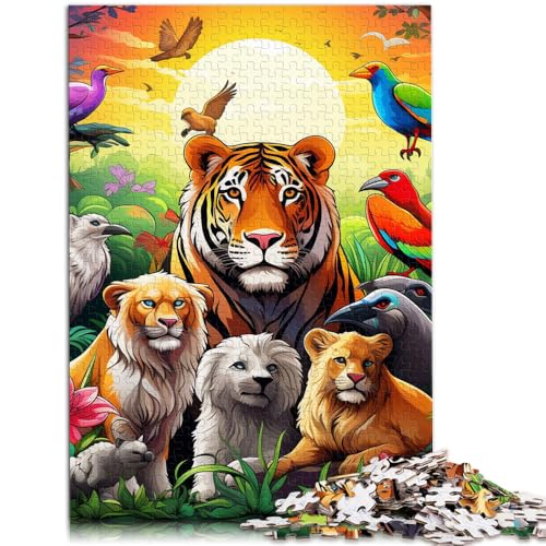 Puzzle für Erwachsene, 1000 Teile, afrikanische Tiere, Spielzeug, Lernspiele, Stressabbau, Wichtelgeschenke,38x52cm, für Teenager ab 14 Jahren Puzzle für Erwachsene, 1000 Teile, afrikanische Tiere, Spielzeug, Lernspiele, Stressabbau, Wichtelgeschenke,38x52cm, für Teenager ab 14 Jahren von SYUNFEI