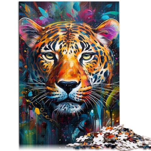 Puzzle für Erwachsene, 2000 Teile, Afrikanischer Leopard, anspruchsvolles Spiel, Wichtelgeschenke, 70 x 100 cm, für Teenager ab 14 Jahren von SYUNFEI